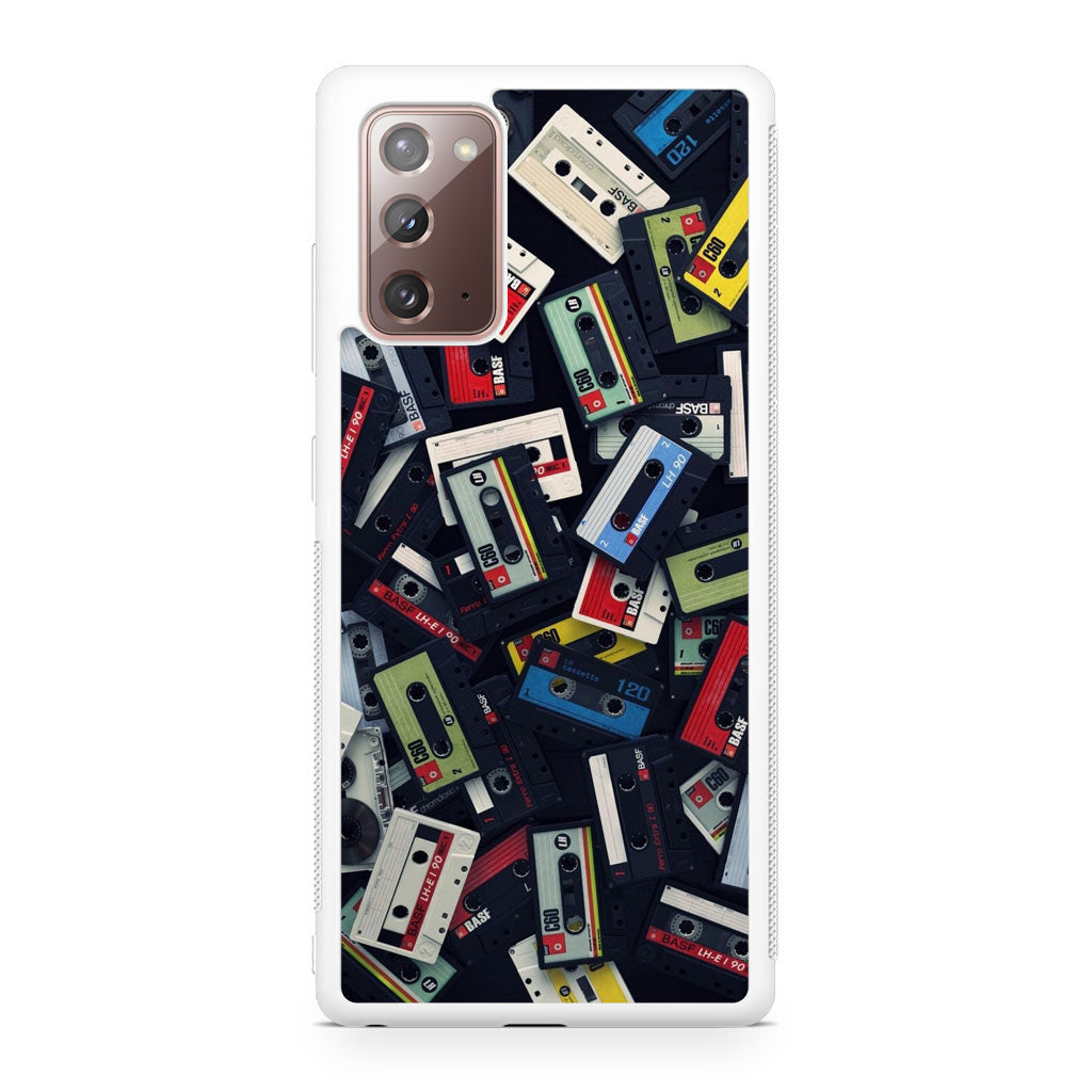 Old Vintage Cassettes Galaxy Note 20 Case