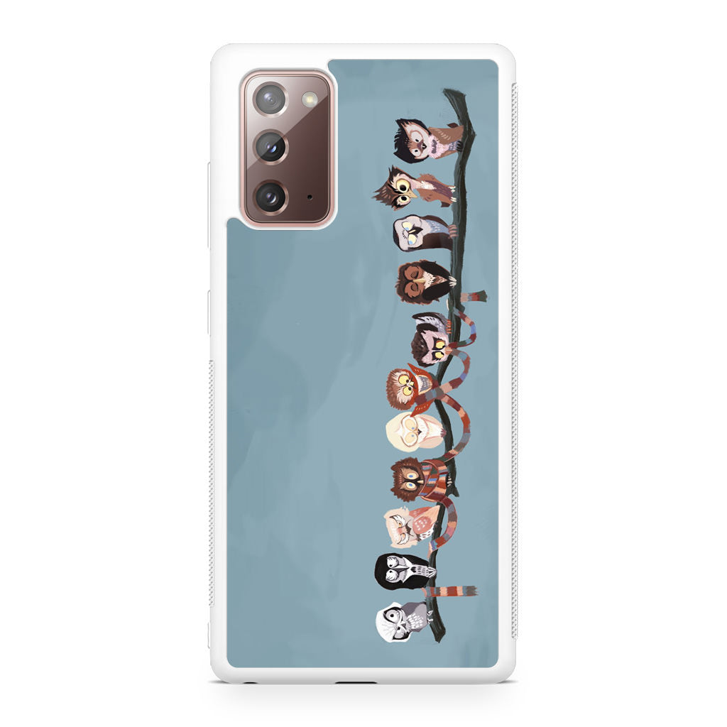 Owls on The Branch Galaxy Note 20 Case