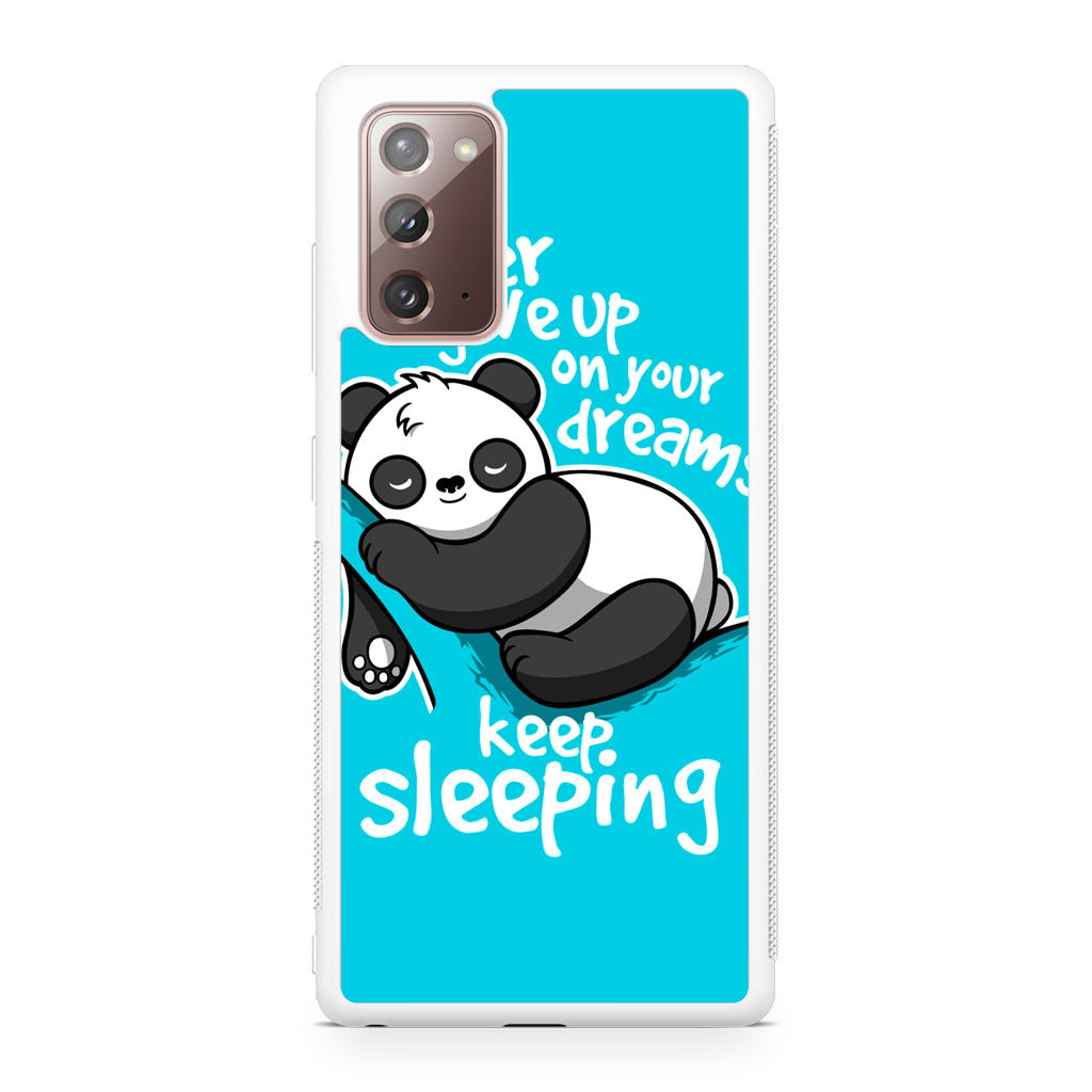 Panda Keep Sleeping Galaxy Note 20 Case