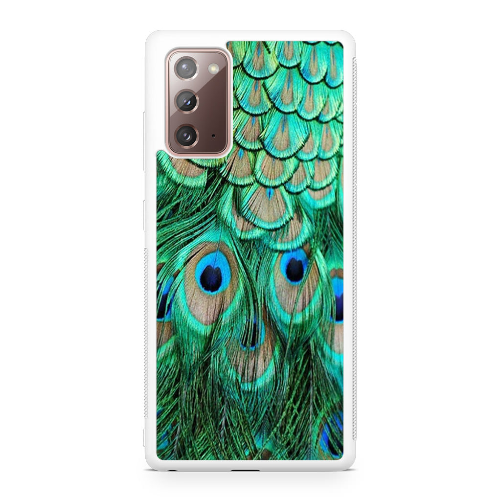 Peacock Feather Galaxy Note 20 Case