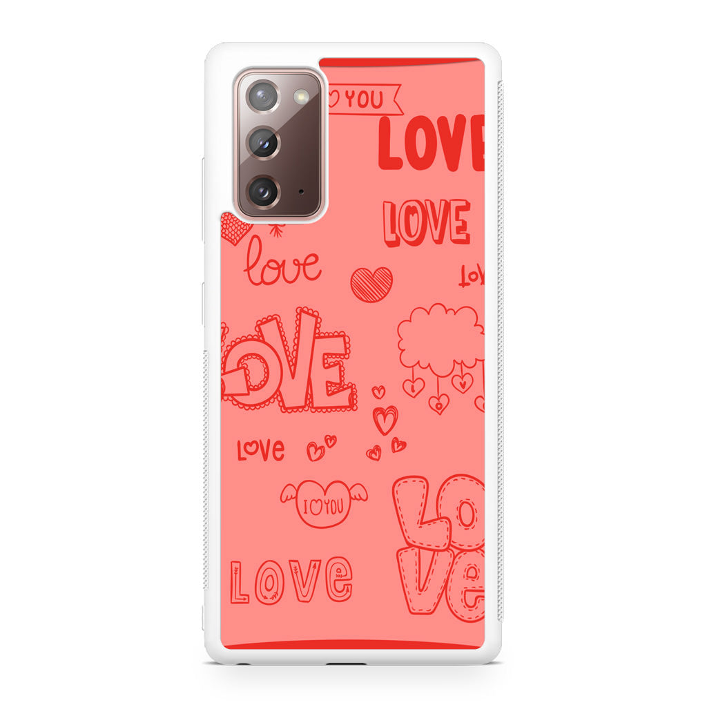 Pink Lover Galaxy Note 20 Case