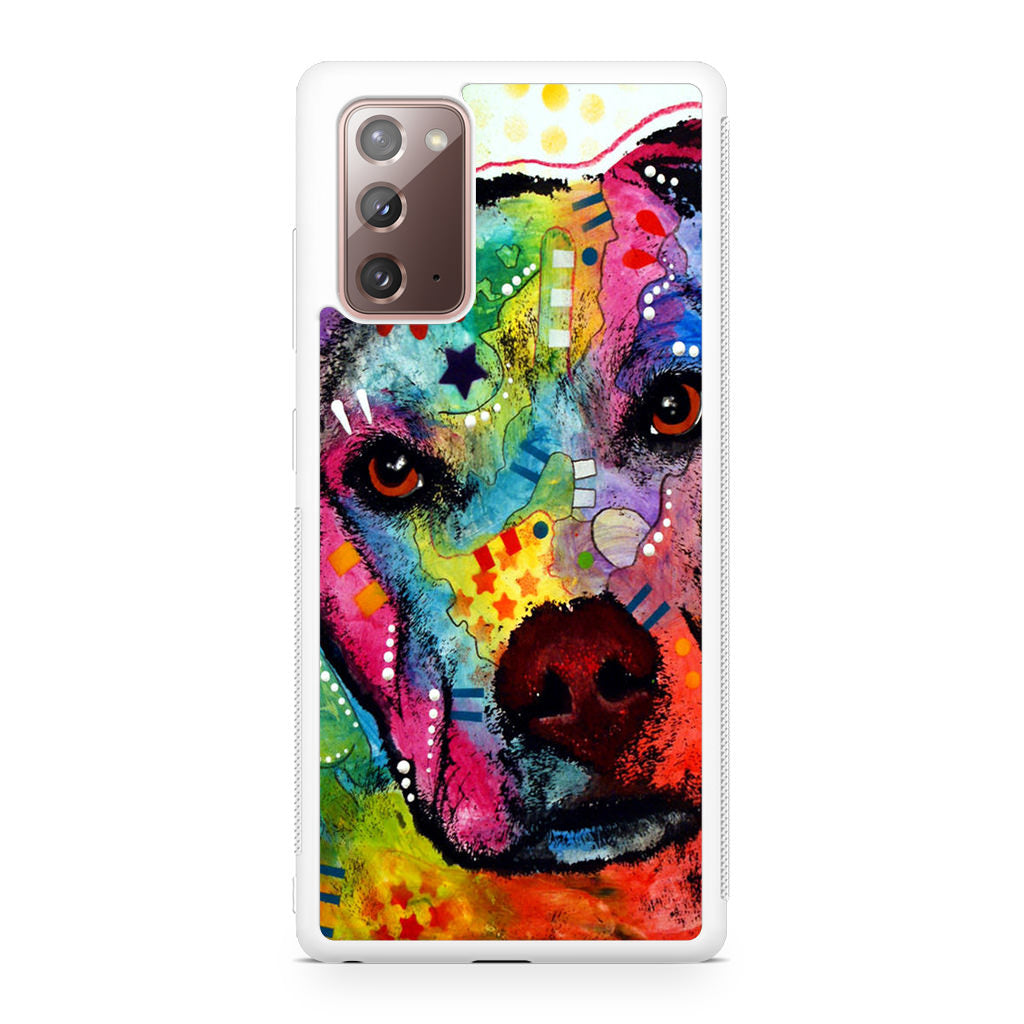 Pitbull Love Painting Galaxy Note 20 Case