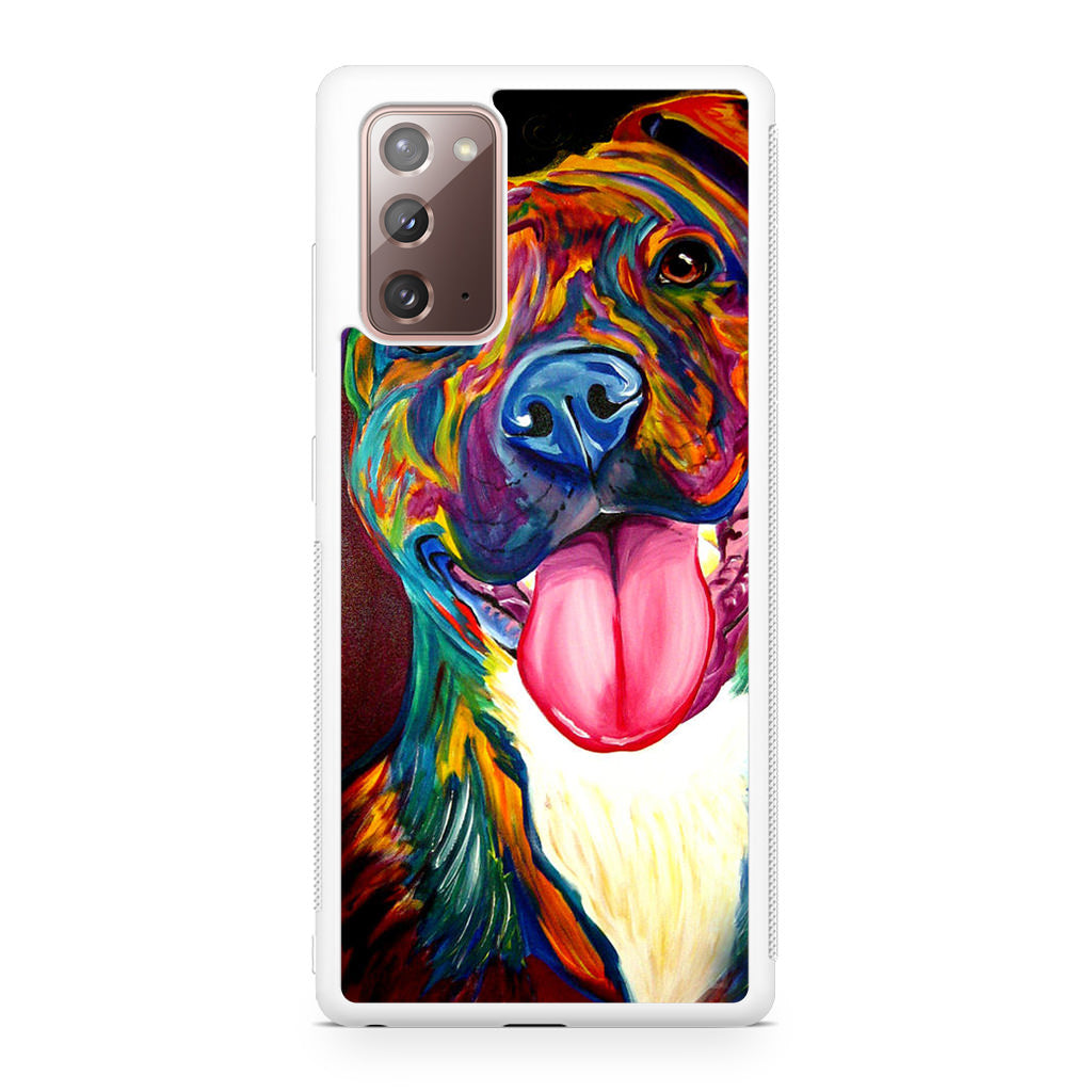 Pitbull Painting Art Galaxy Note 20 Case