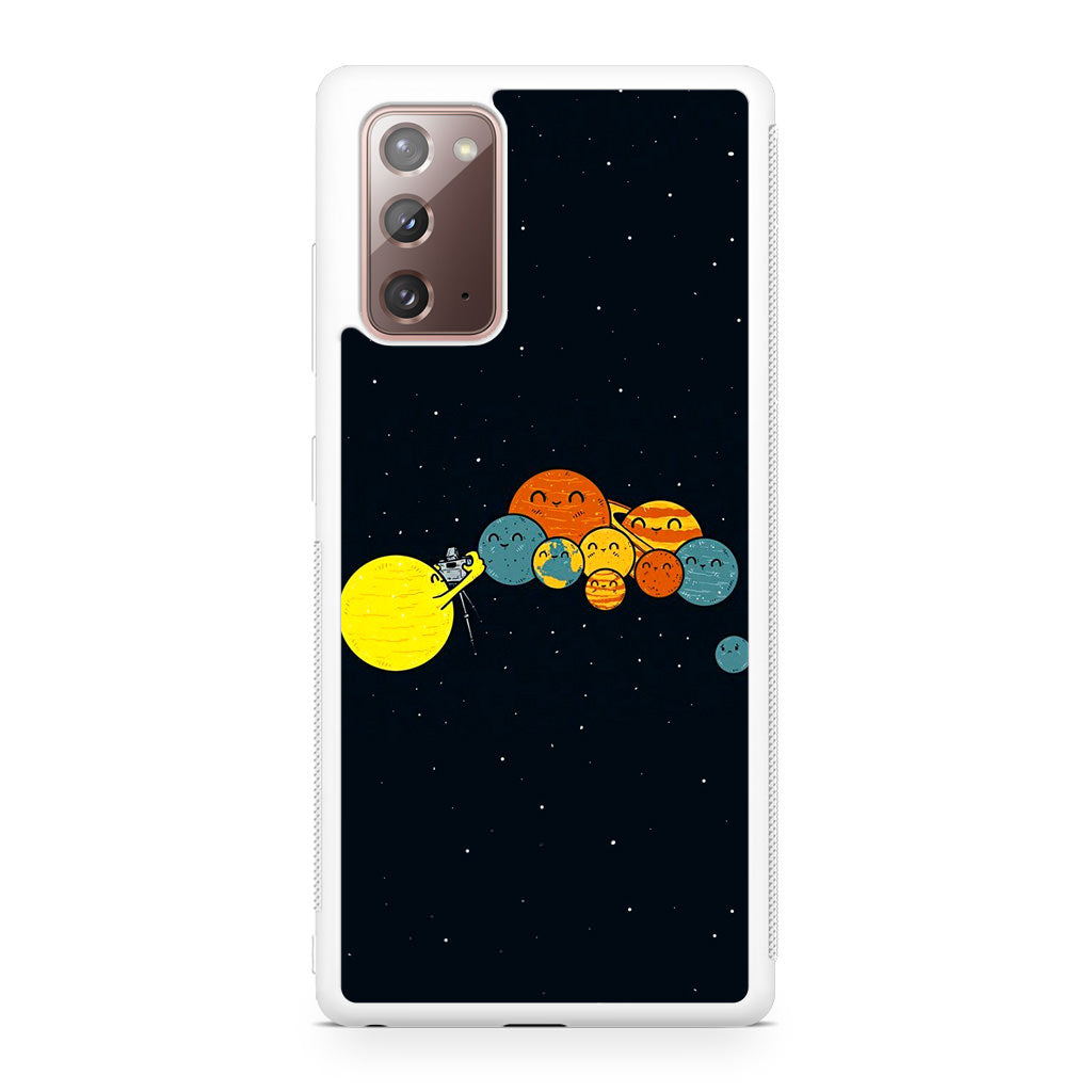 Planet Cute Illustration Galaxy Note 20 Case