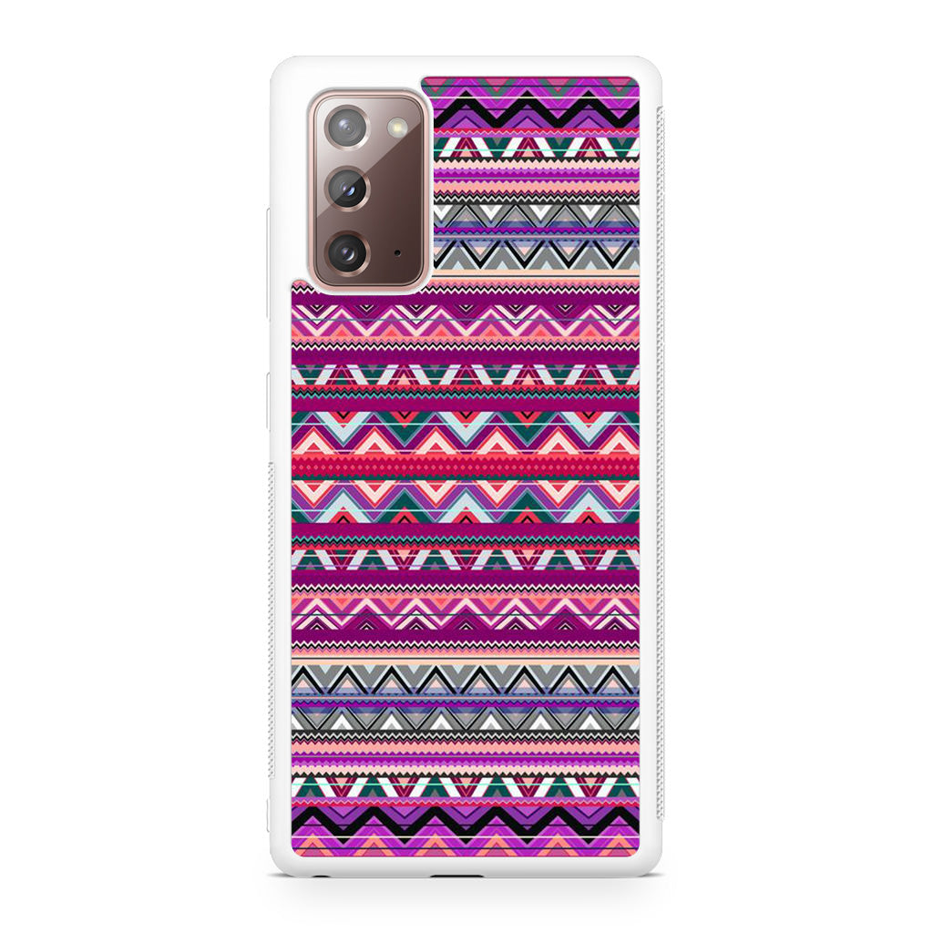 Purple Aztec Art Galaxy Note 20 Case