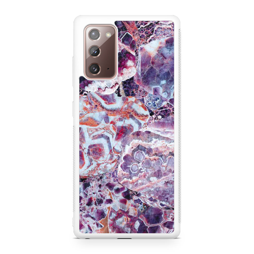 Purple Marble Galaxy Note 20 Case