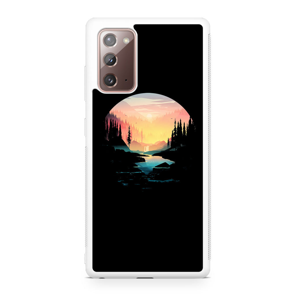 River Path at Dusk Galaxy Note 20 Case