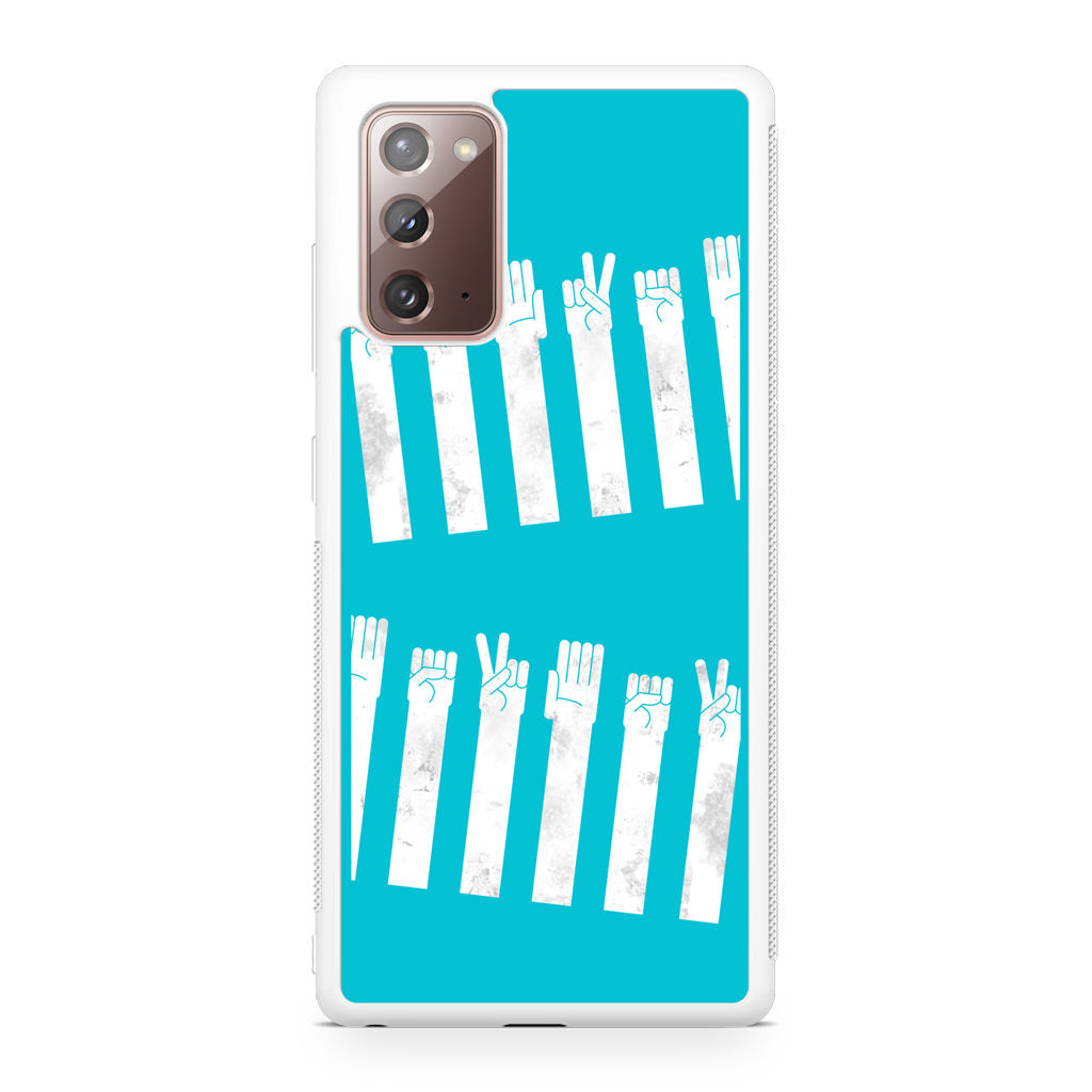 Rock Paper Scissors Zebra Crossing Galaxy Note 20 Case