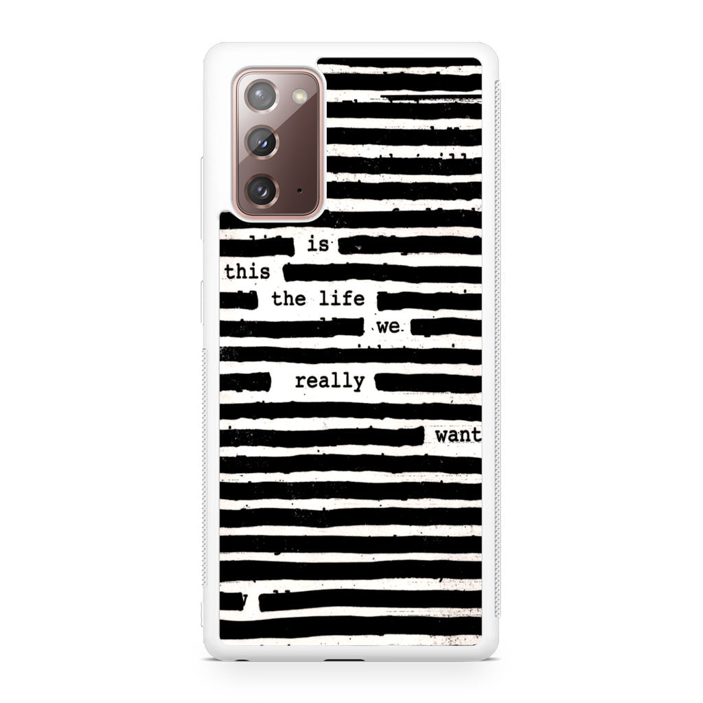 Roger Waters Is This the Life We Really Want Galaxy Note 20 Case