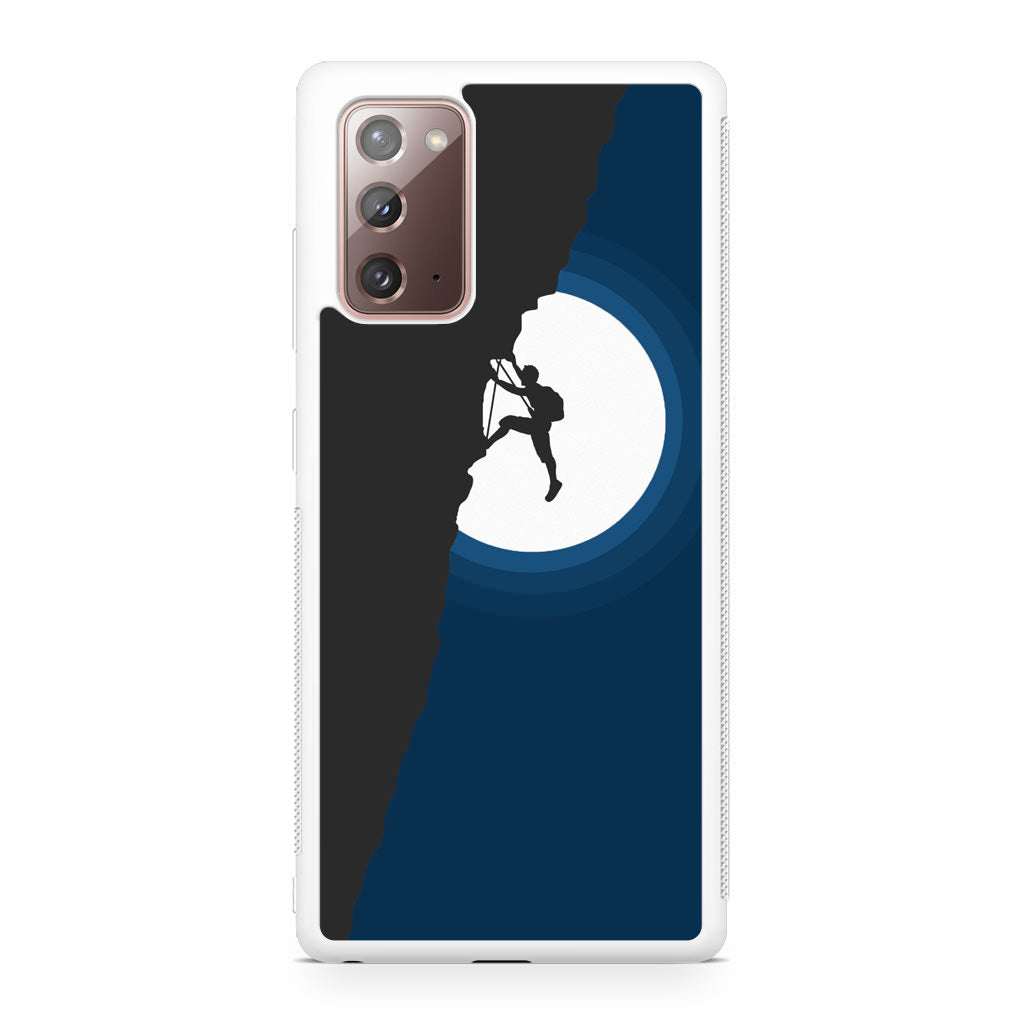 Silhouette of Climbers Galaxy Note 20 Case