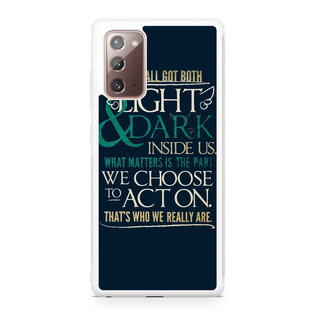 Sirius Black Quotes Galaxy Note 20 Case