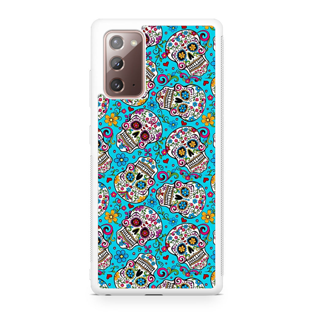 Skull Floral Sugar Galaxy Note 20 Case