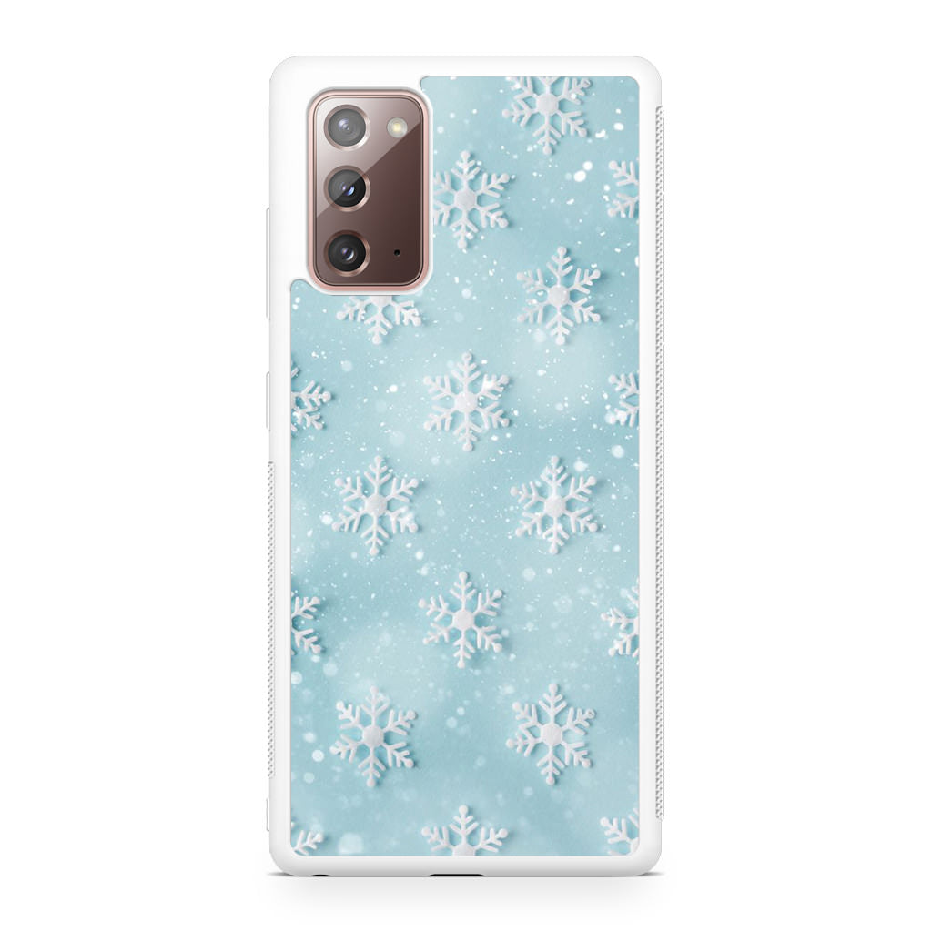 Snowflakes Pattern Galaxy Note 20 Case