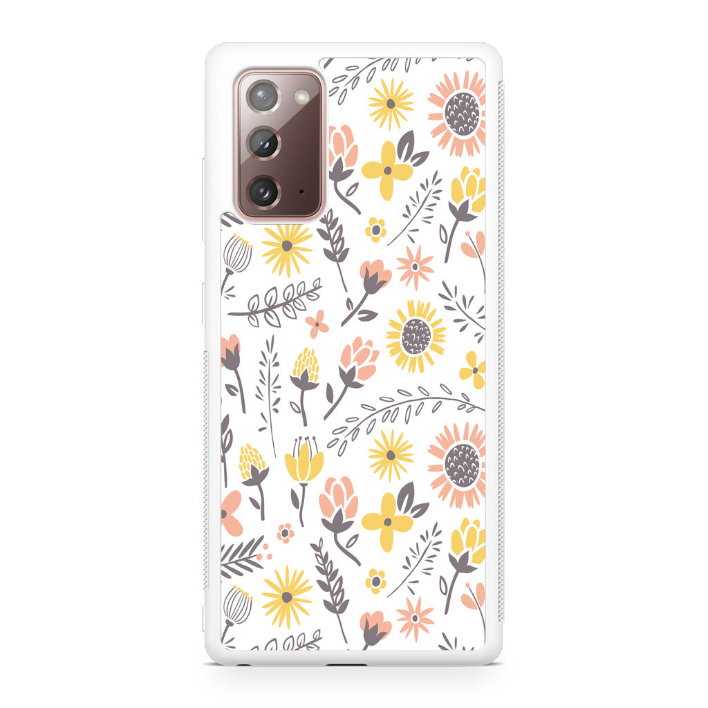 Spring Things Pattern Galaxy Note 20 Case