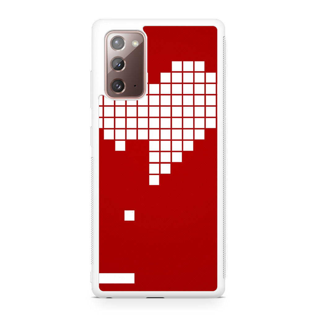 Tetris Heart Galaxy Note 20 Case