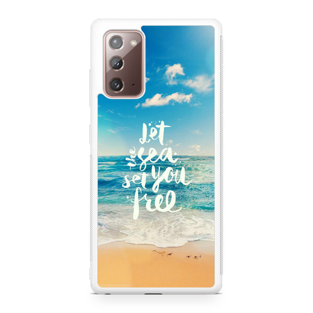 The Sea Set You Free Galaxy Note 20 Case