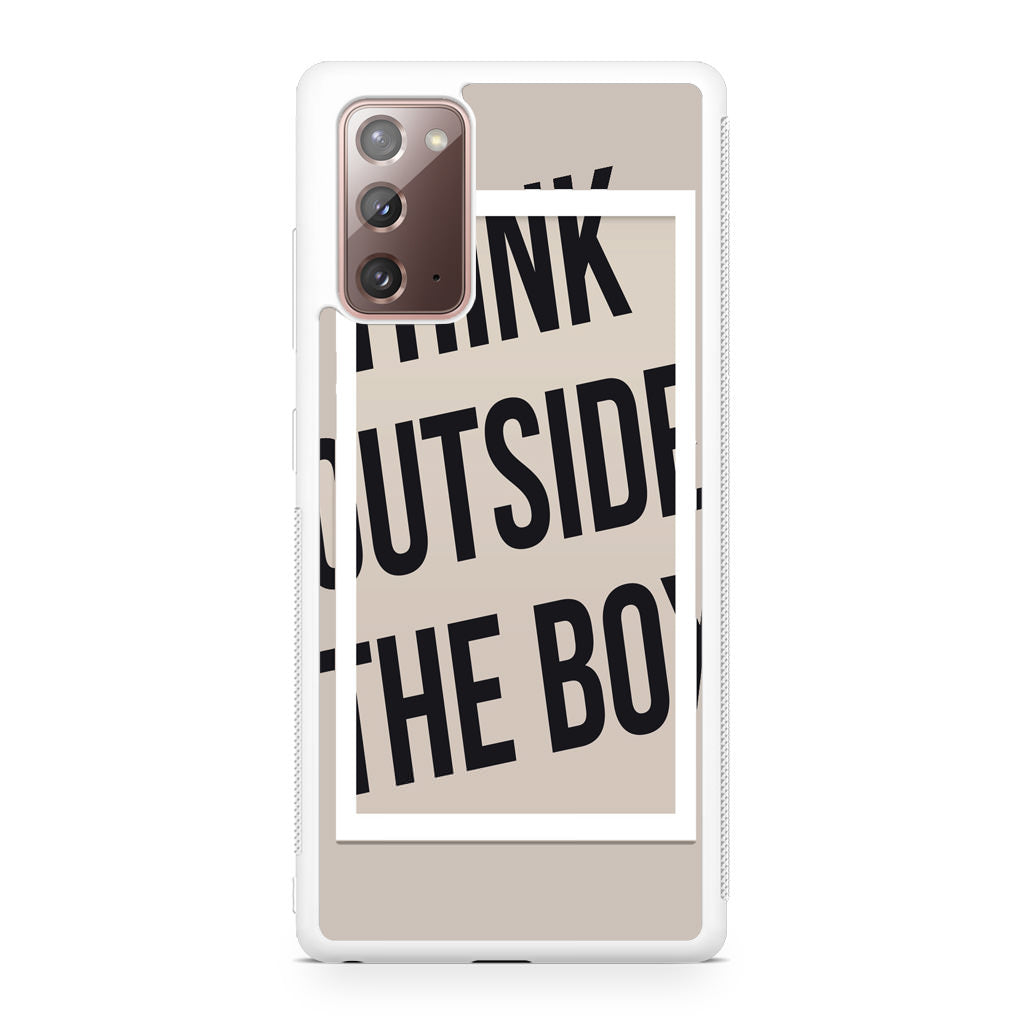 Think Outside The Box Galaxy Note 20 Case