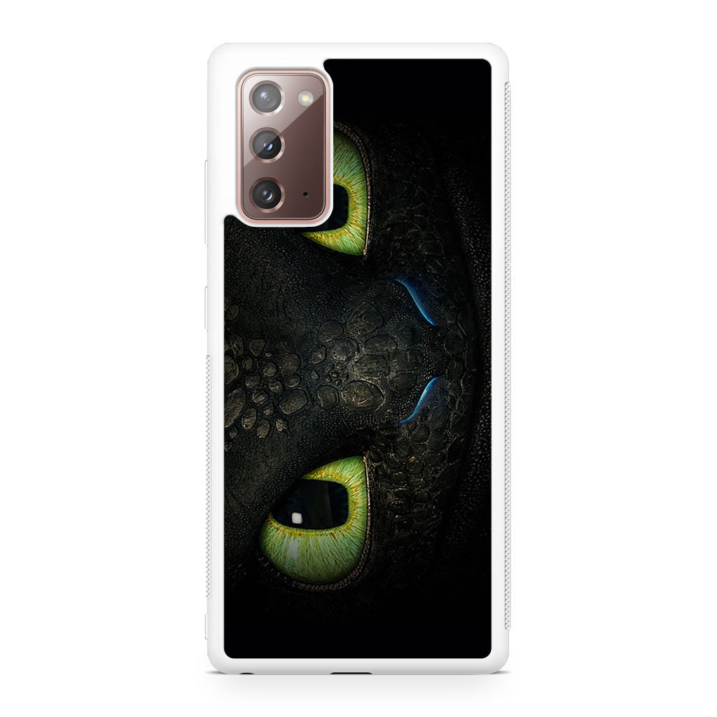 Toothless Dragon Eyes Close Up Galaxy Note 20 Case