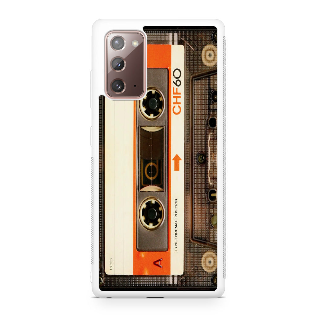 Vintage Audio Cassette Galaxy Note 20 Case