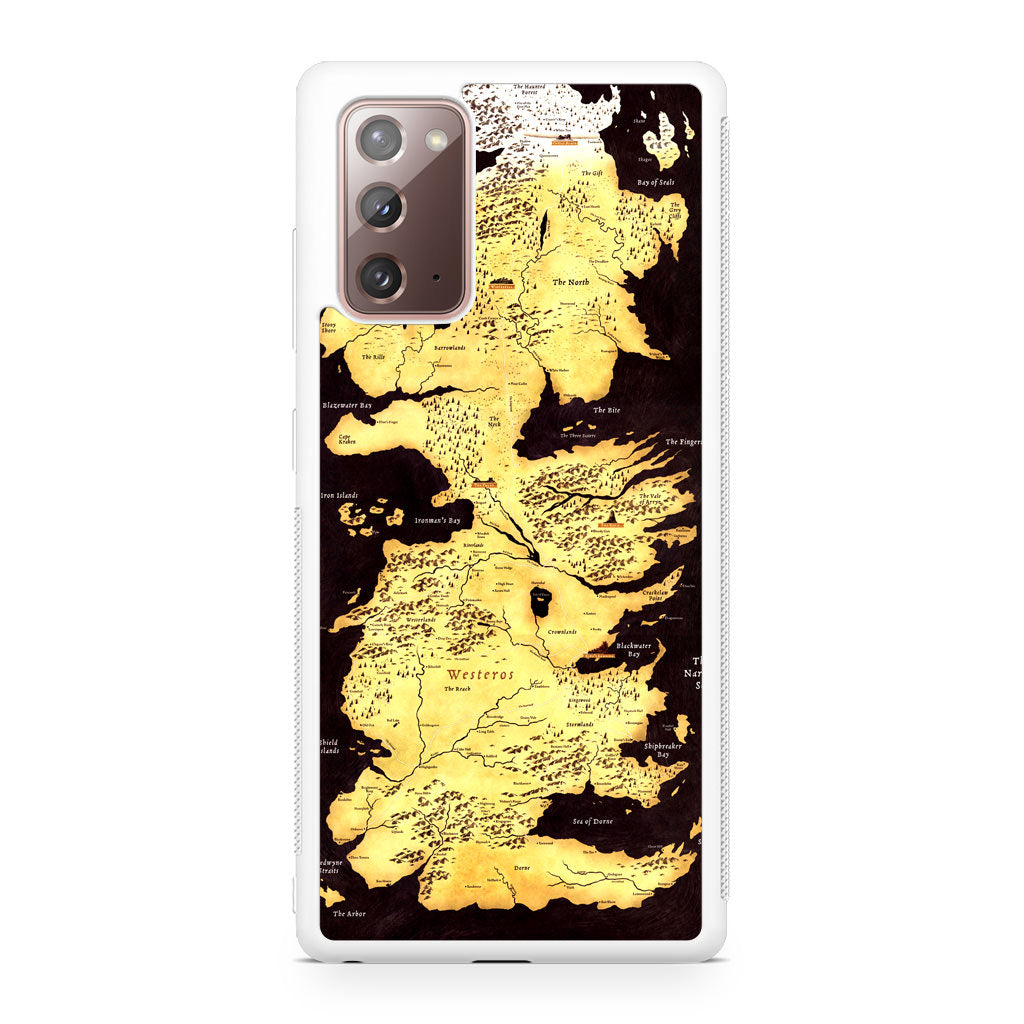 Westeros Map Galaxy Note 20 Case