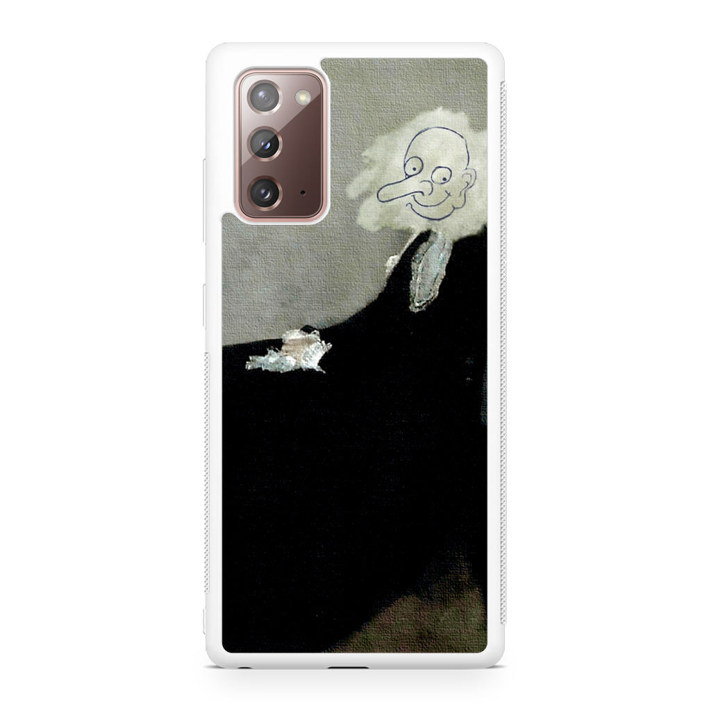 Whistler's Mother by Mr. Bean Galaxy Note 20 Case