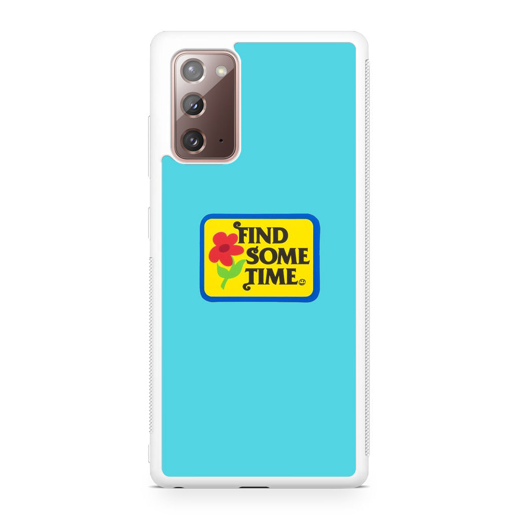 Find Some Time Flower Galaxy Note 20 Case