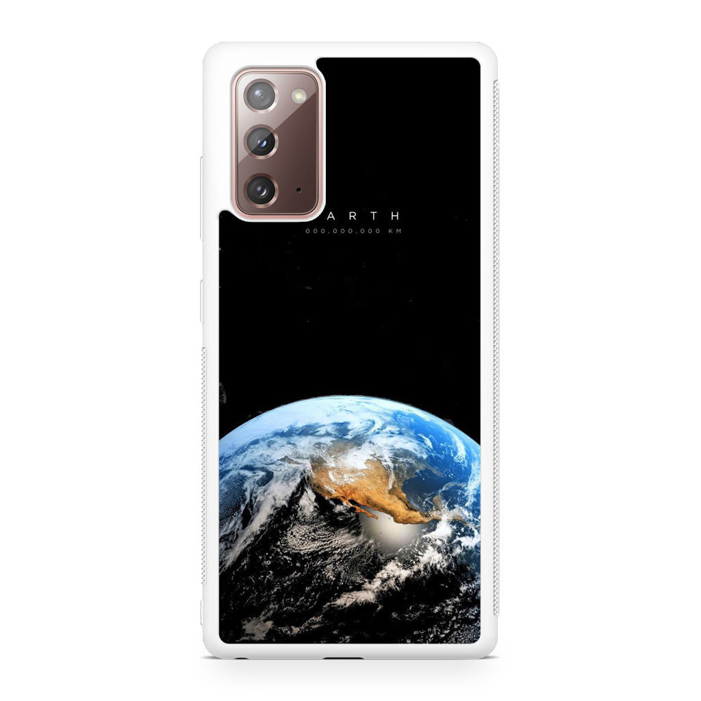 Planet Earth Galaxy Note 20 Case