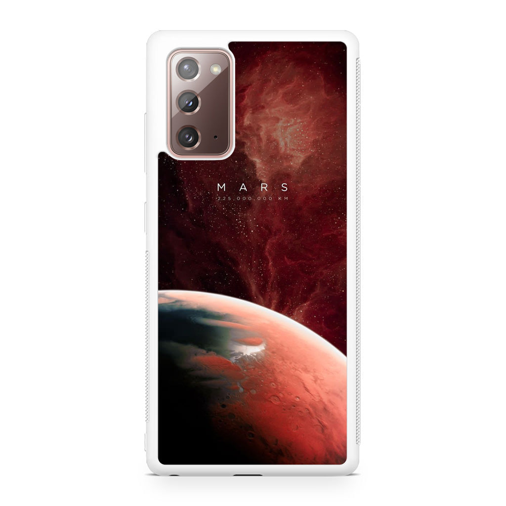 Planet Mars Galaxy Note 20 Case