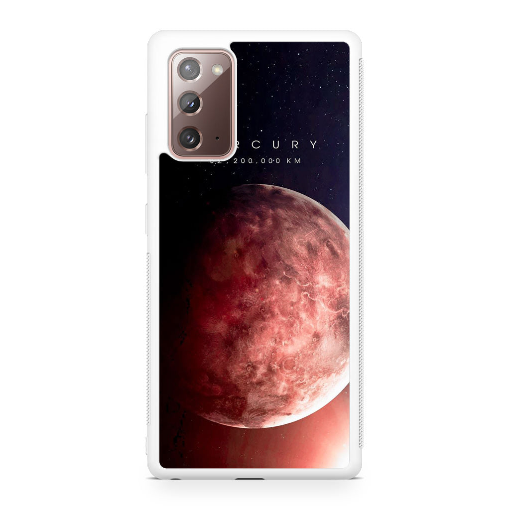 Planet Mercury Galaxy Note 20 Case