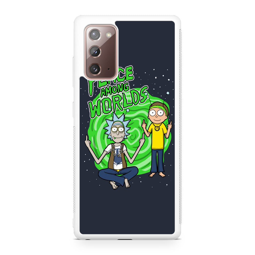 Rick And Morty Peace Among Worlds Galaxy Note 20 Case