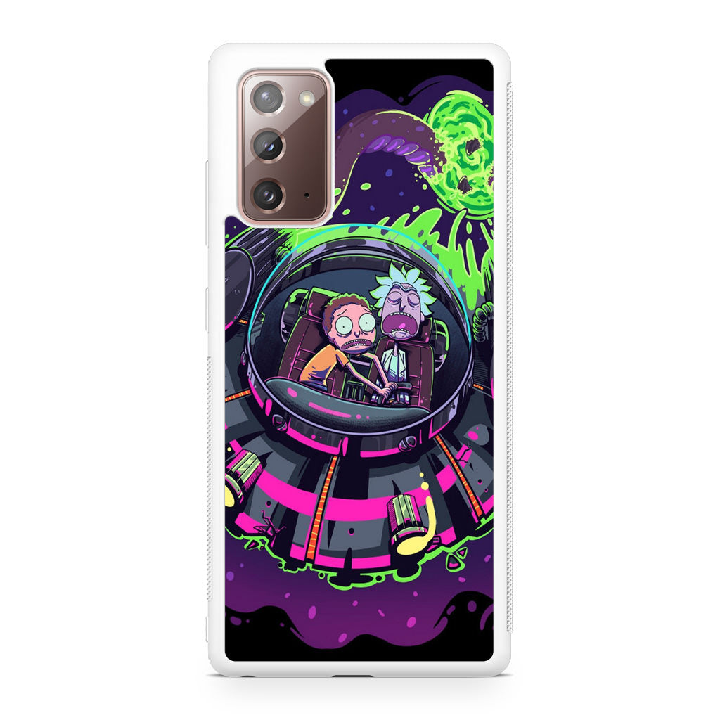 Rick And Morty Spaceship Galaxy Note 20 Case