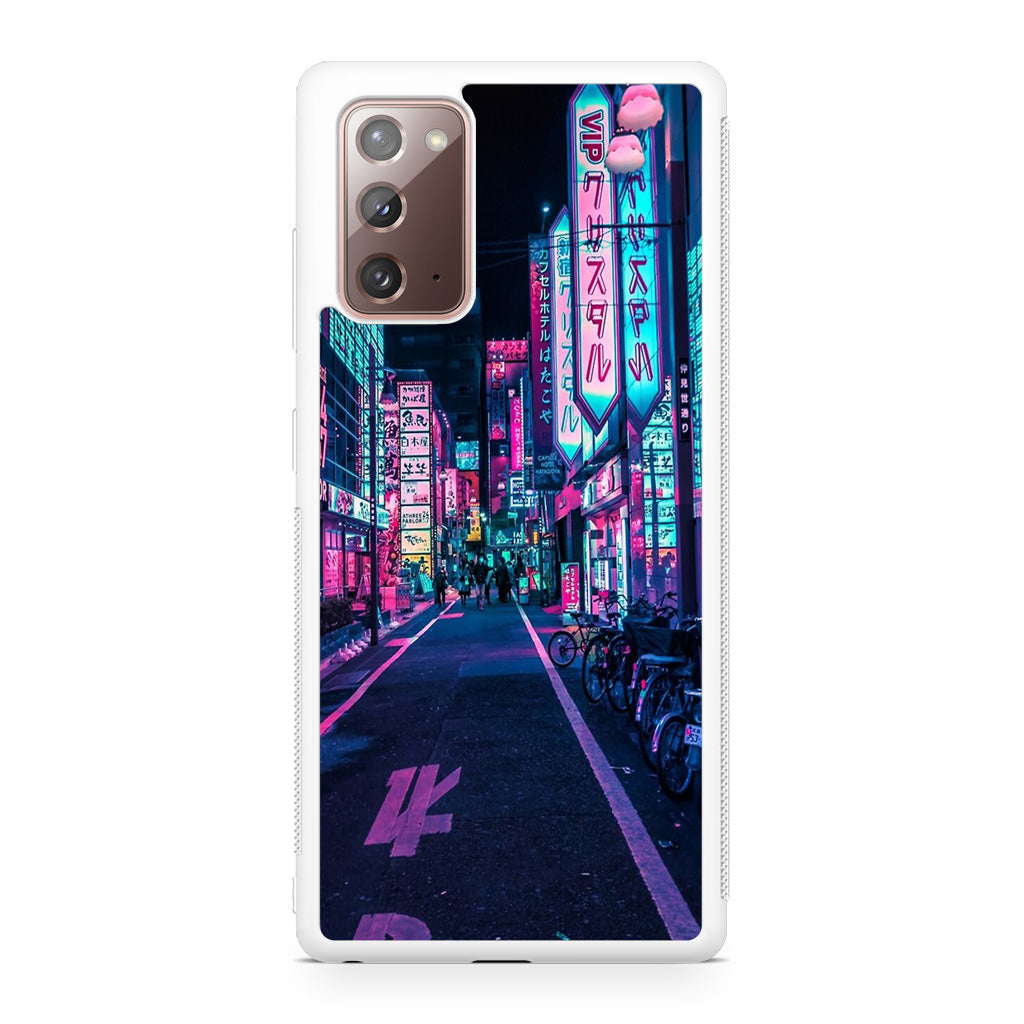 Tokyo Street Wonderful Neon Galaxy Note 20 Case