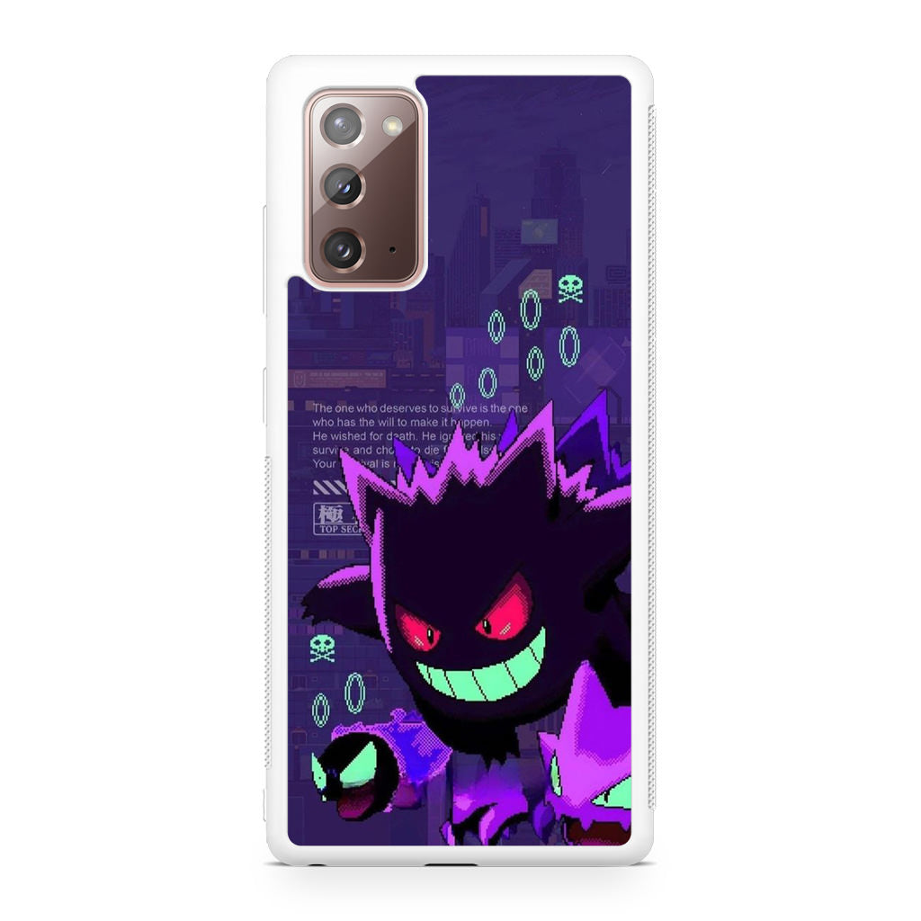 Gengar Pixel Art Galaxy Note 20 Case