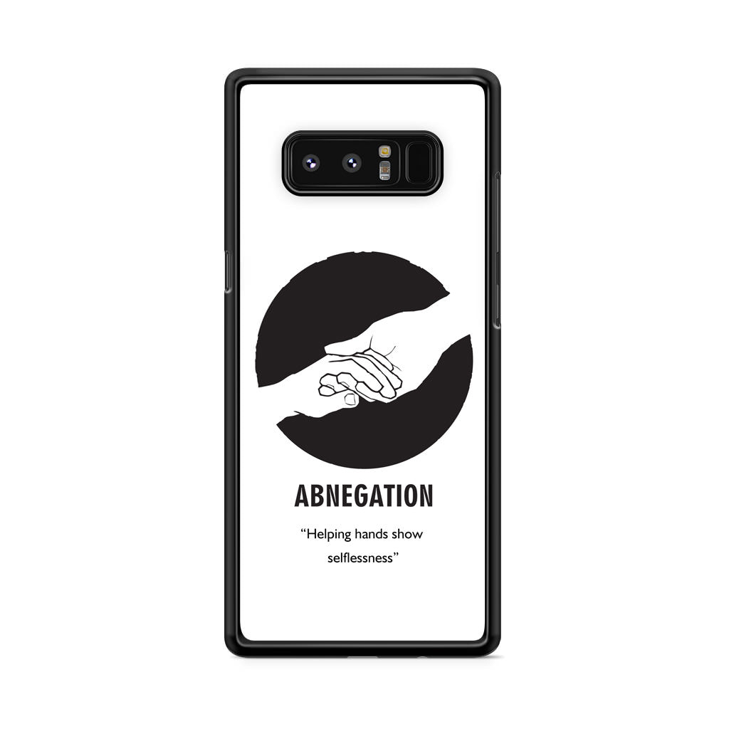 Abnegation Divergent Faction Galaxy Note 8 Case