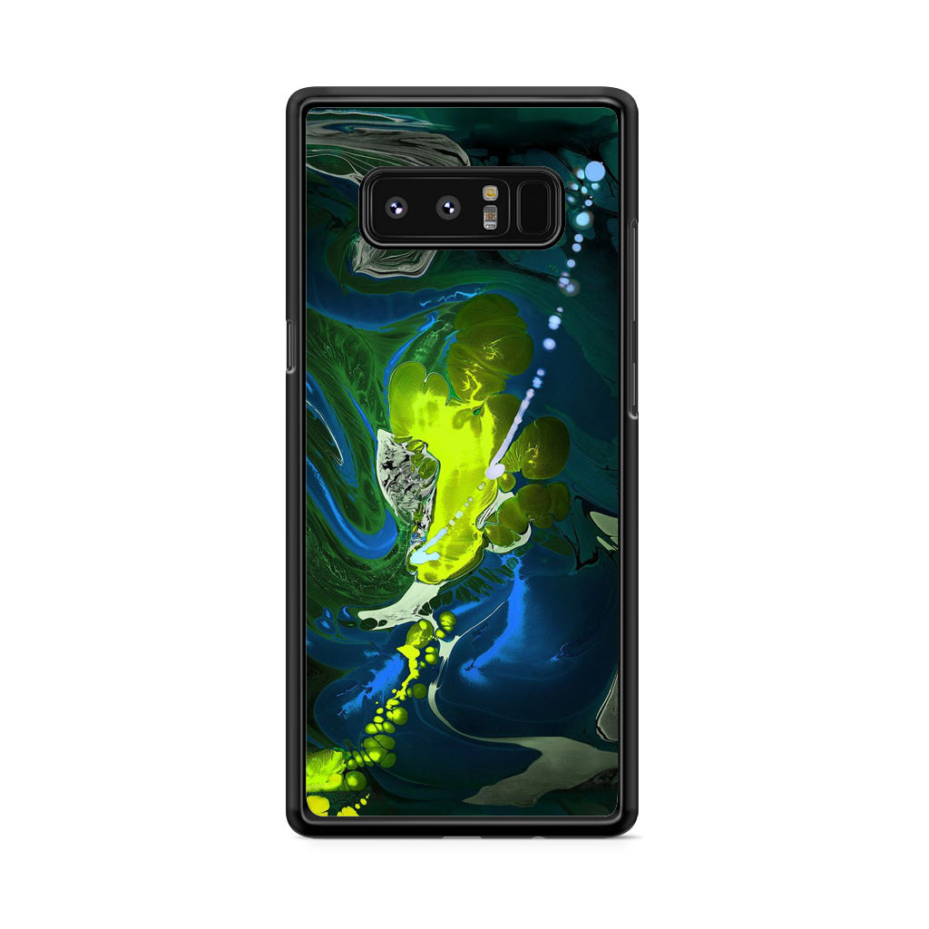 Abstract Green Blue Art Galaxy Note 8 Case