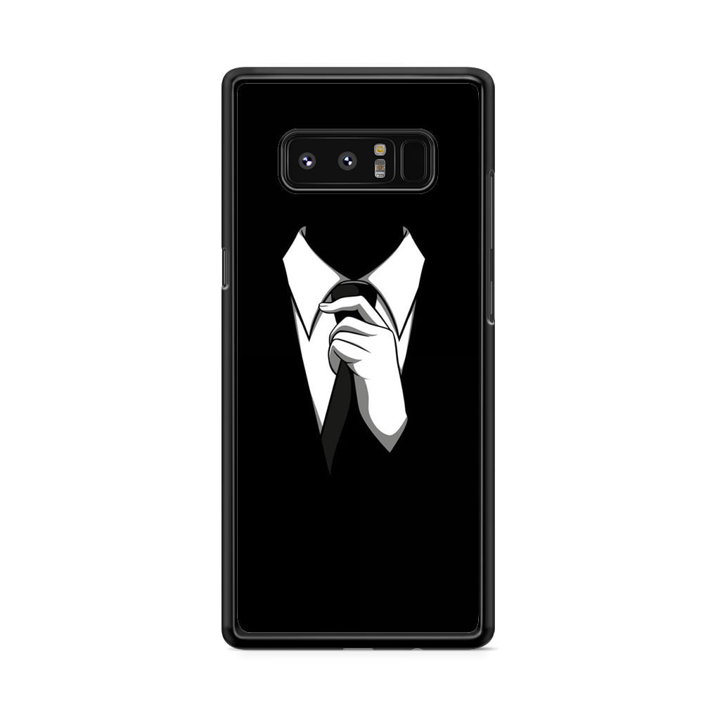 Anonymous Black White Tie Galaxy Note 8 Case