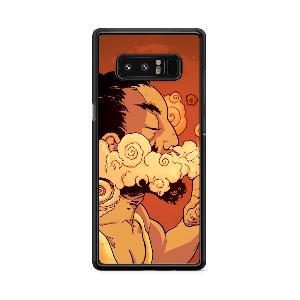 Artistic Psychedelic Smoke Galaxy Note 8 Case