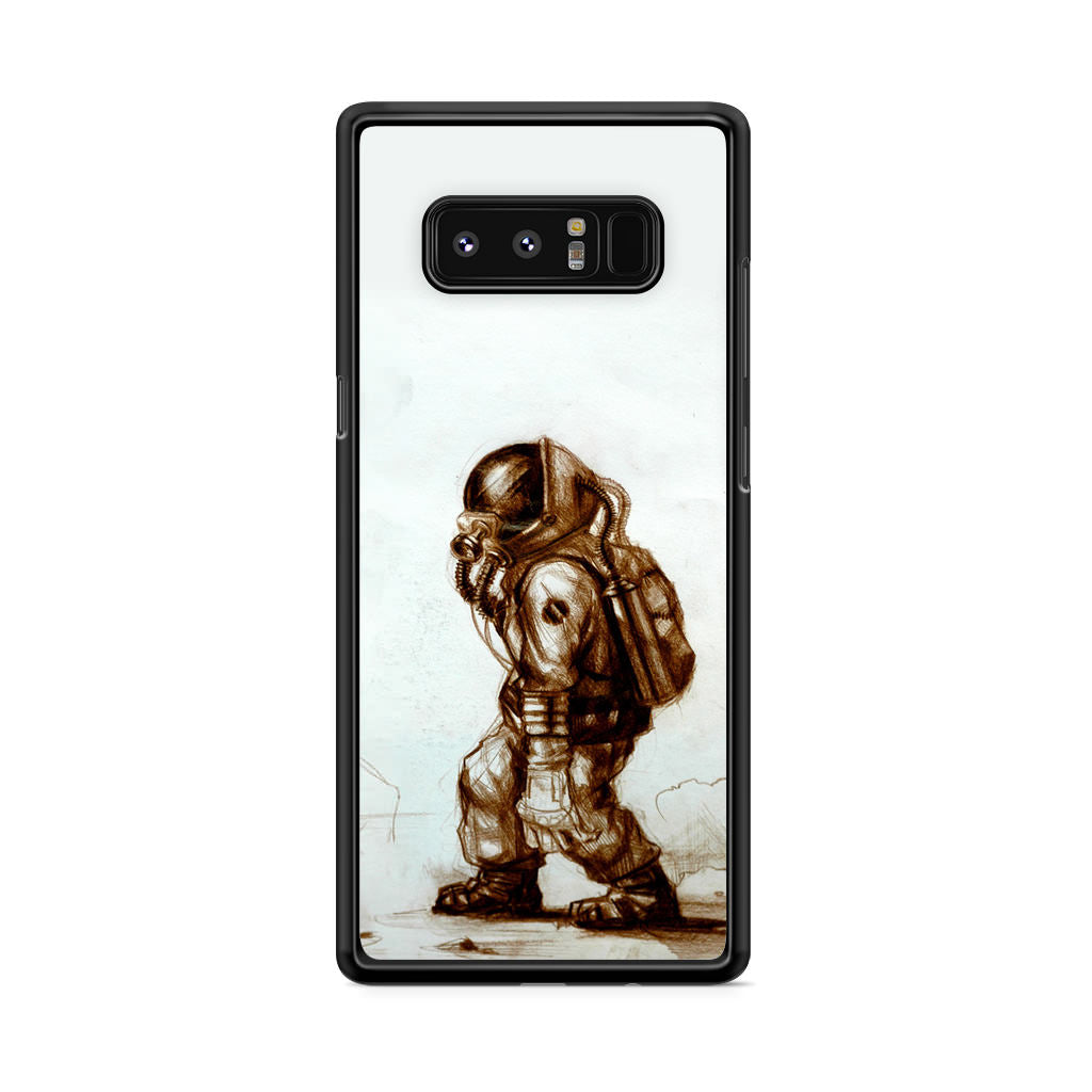 Astronaut Heavy Walk Galaxy Note 8 Case