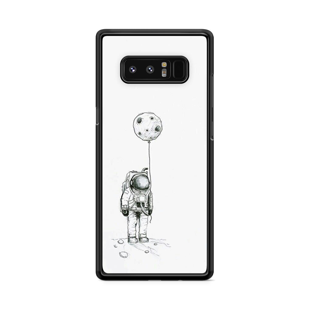 Astronaut Moon Balloon Galaxy Note 8 Case