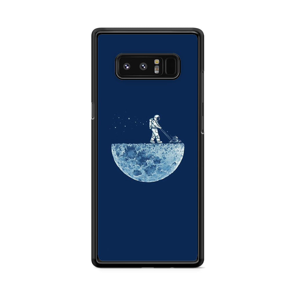 Astronaut Mowing The Moon Galaxy Note 8 Case