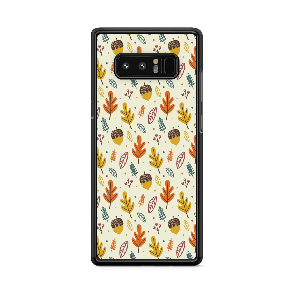 Autumn Things Pattern Galaxy Note 8 Case