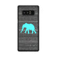 Aztec Elephant Turquoise Galaxy Note 8 Case