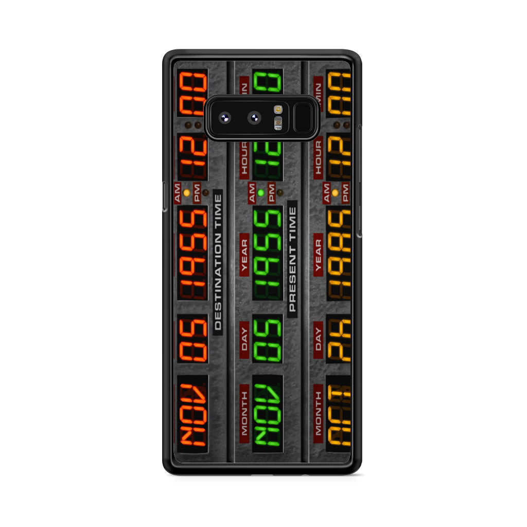 Back To The Future Time Circuits Galaxy Note 8 Case