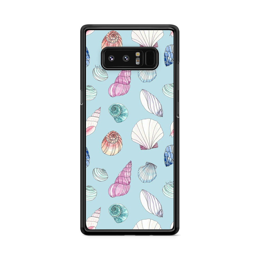 Beach Shells Pattern Galaxy Note 8 Case
