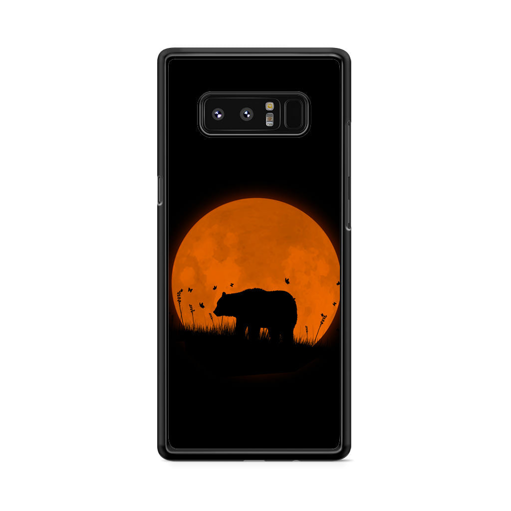 Bear Silhouette Galaxy Note 8 Case