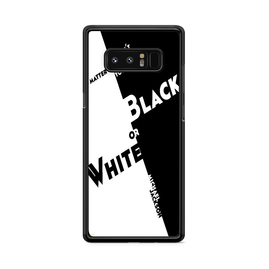 Black Or White Michael Jackson Galaxy Note 8 Case