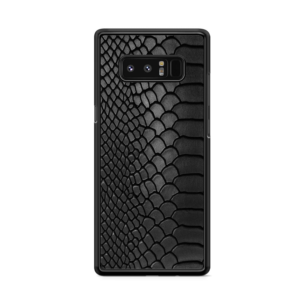 Black Snake Skin Texture Galaxy Note 8 Case