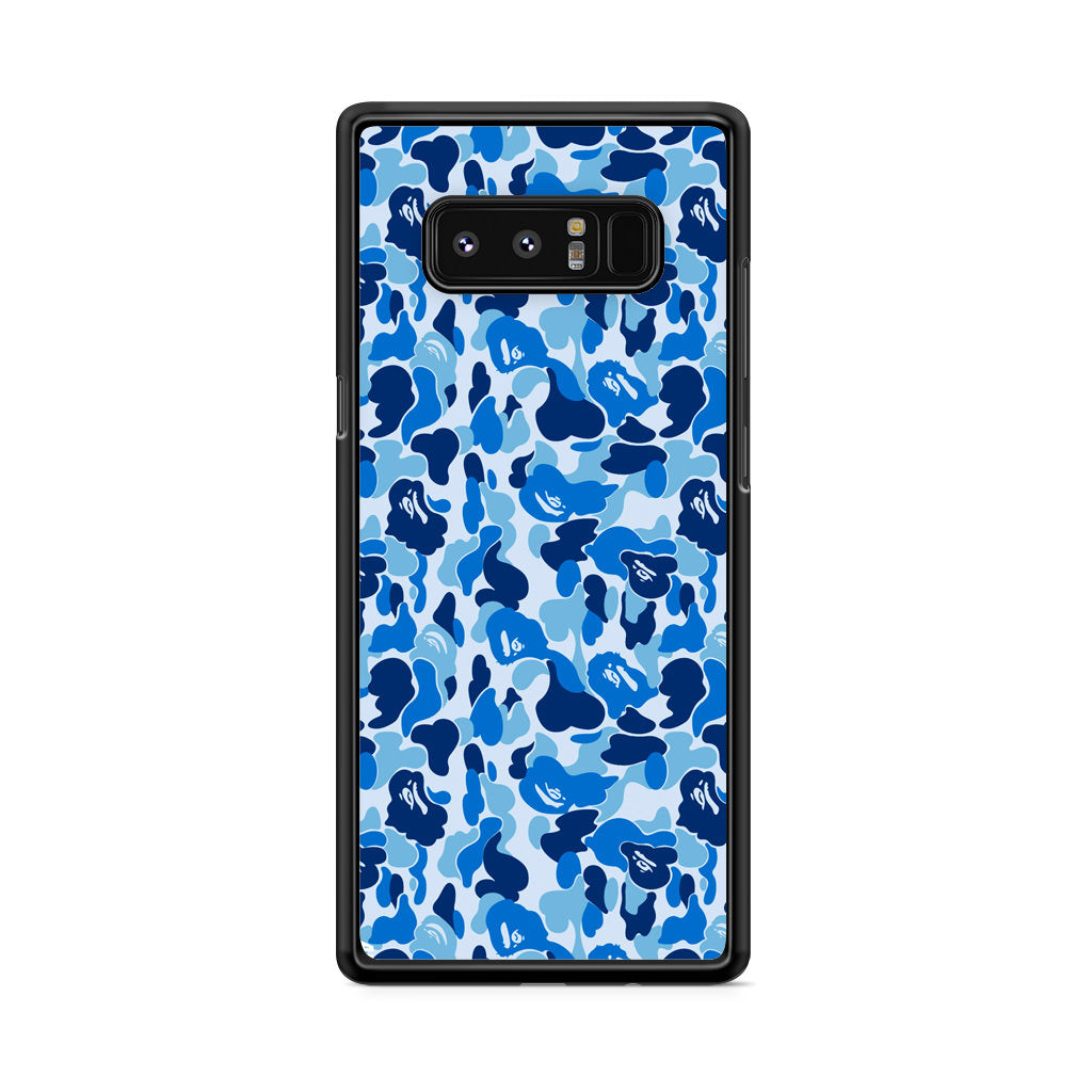 Blue Camo Galaxy Note 8 Case