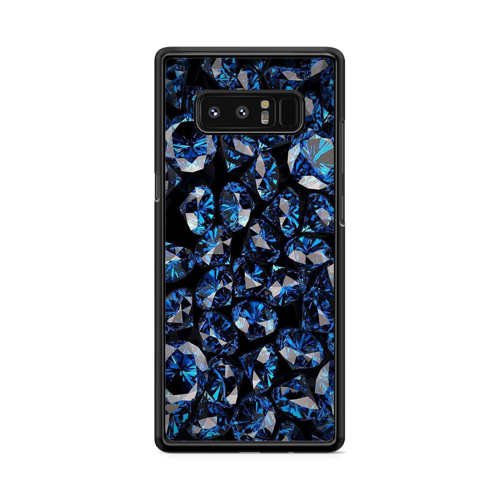 Blue Diamonds Pattern Galaxy Note 8 Case