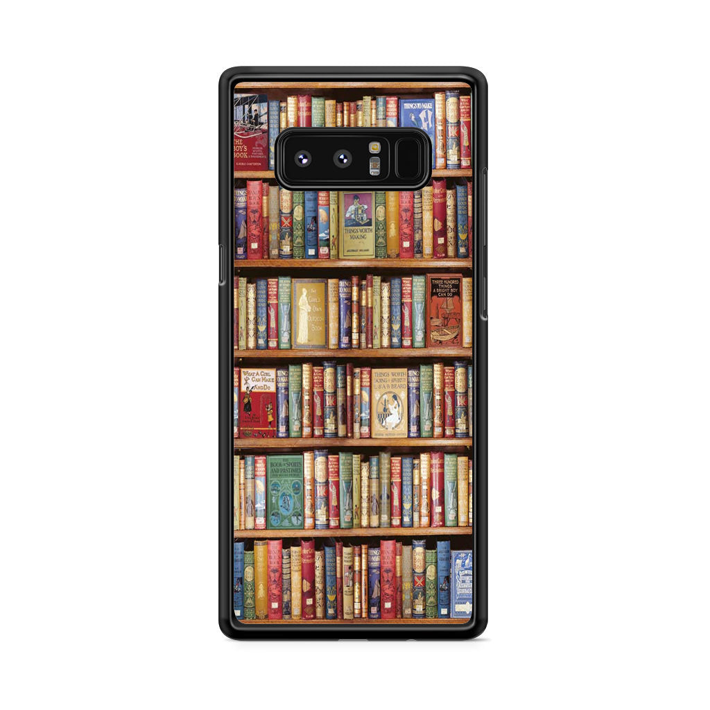 Bookshelf Library Galaxy Note 8 Case